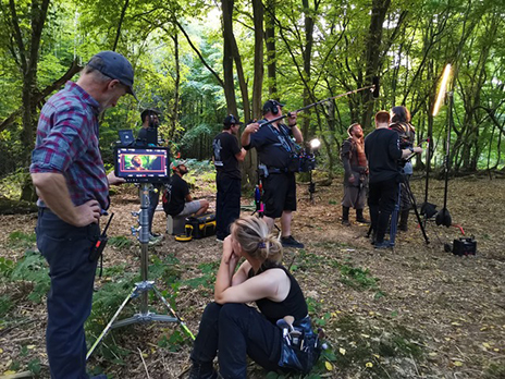 P2 Productions viking movie MAIKEN being filmed in woodland kent